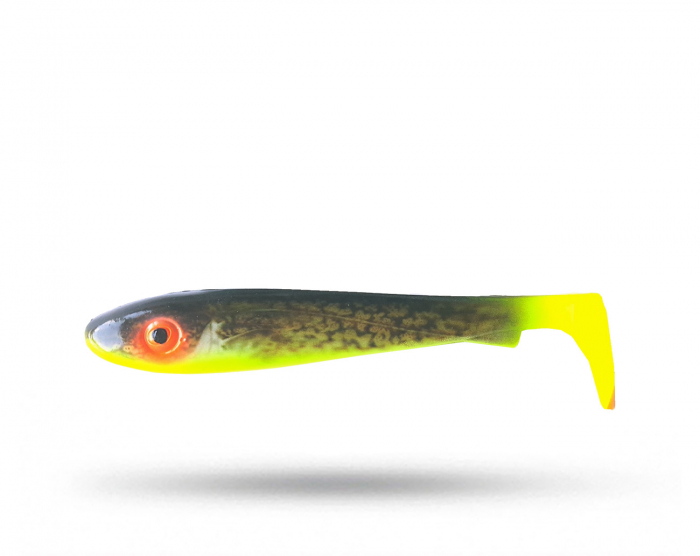 SvartZonker Big McRubber 25cm - Hot Eelpout i gruppen Fiskedrag / Gäddjiggar hos Örebro Fiske & Outdoor AB (Big Hot eelpout)